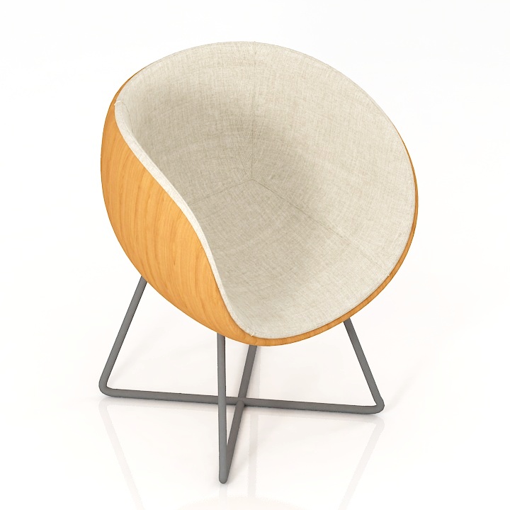 Armchair 3D model large preview