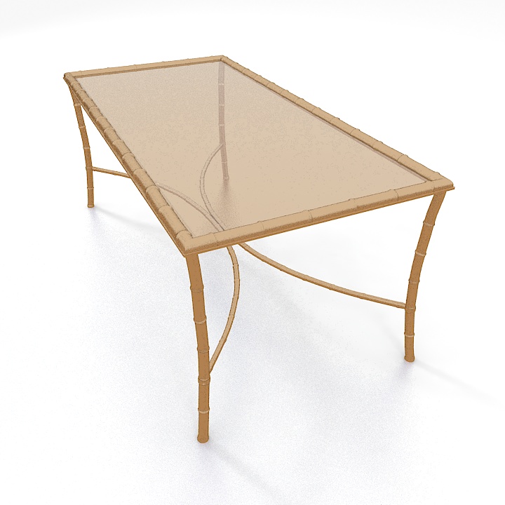 bamboo coffee table 3D Model Preview #8b076f5a