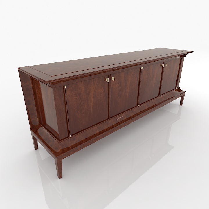 Locker 3D model large preview
