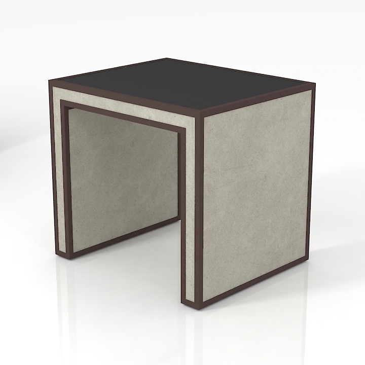 Table 3D model large preview