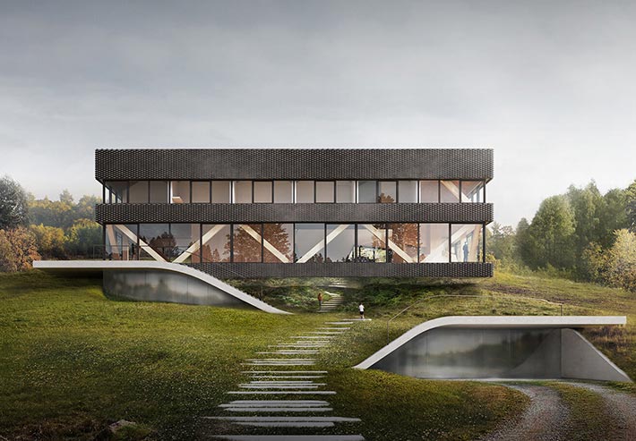 Cavehouse by BXB Studio, Kraków, Poland