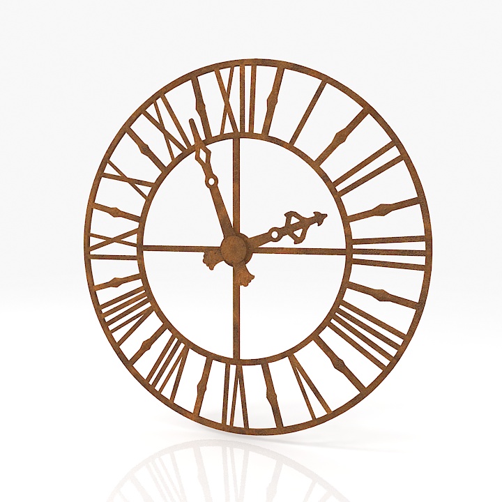 Clock 3D model large preview