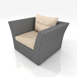 3D Armchair preview