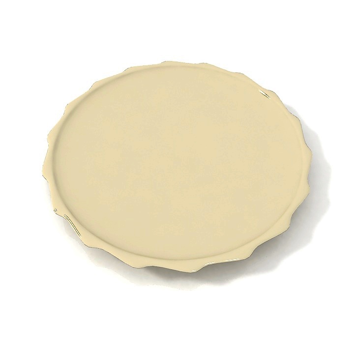 Plate 3D model large preview