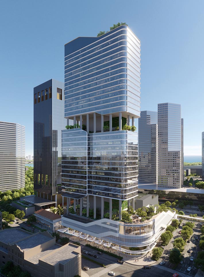 Shaw Tower redevelopment by Aedas, Singapore