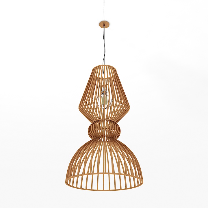 chandelier loft-1 3D Model Preview #da20a9e6