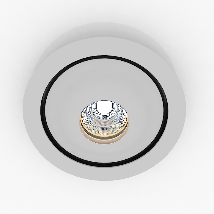 deltalight grid snap-in 82733 lamp point spot 3D Model Preview #dd26ae5f