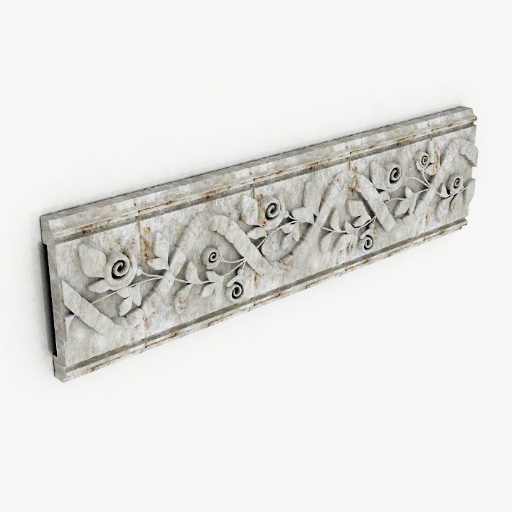 cornice molding decor 2 3D Model Preview #80731b2e