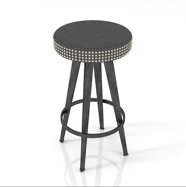 diesel by moroso bar chair 3D Model Preview #6ce71049