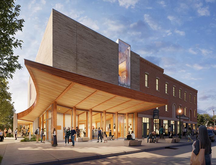 Vesterheim campus by Snøhetta, Decorah, IA, USA