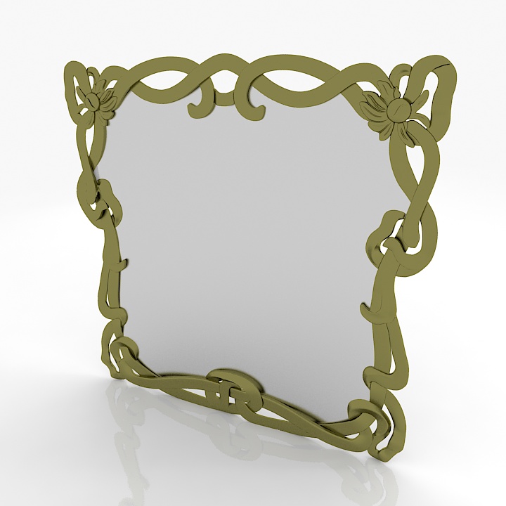 Mirror 3D model large preview
