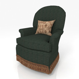 3D Armchair preview