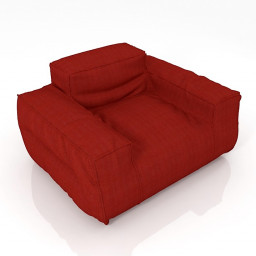 3D Armchair preview