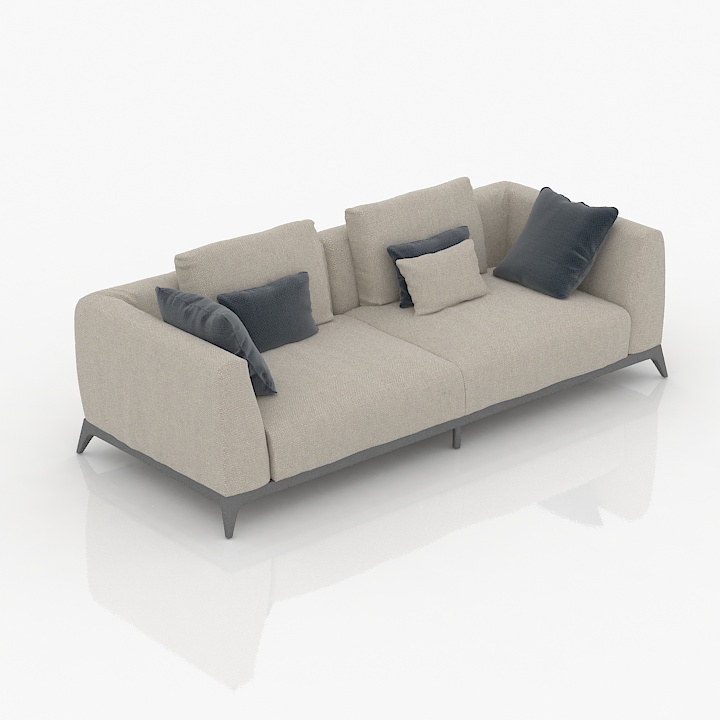Sofa 3D model large preview