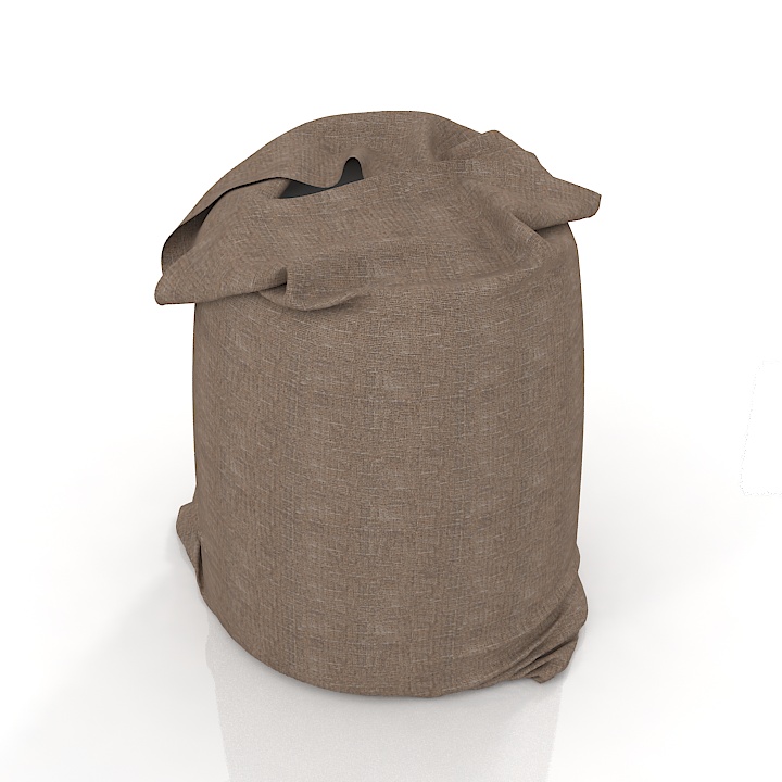 flour sack 3 3D Model Preview #e37141d4