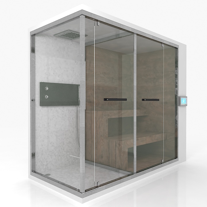 Sauna 3D model large preview