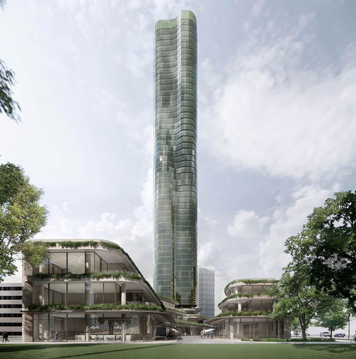 Sinuating Flow tower, Chengdu, China