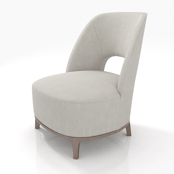 flexform mood ermione armchair 3D Model Preview #e68cb284