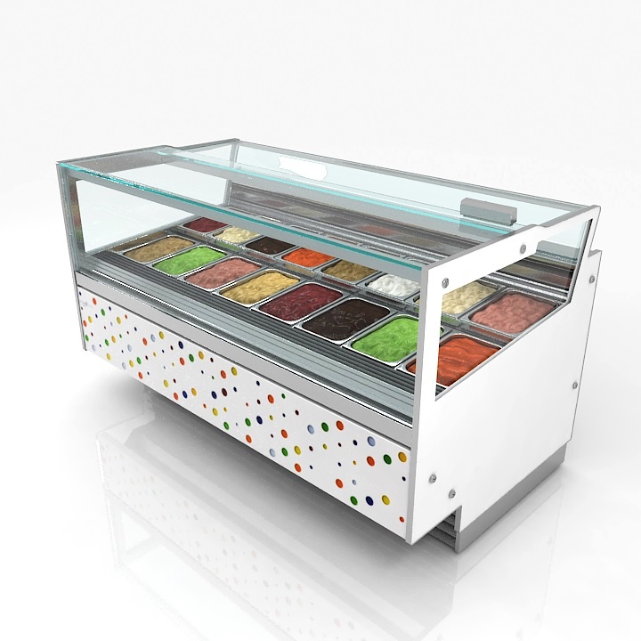 Refregirator 3D model large preview