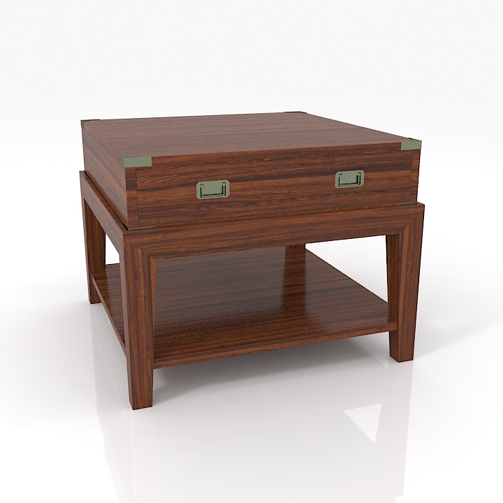 Table 3D model large preview