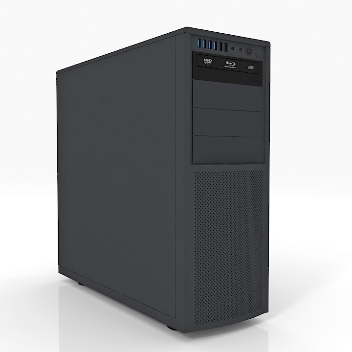 roschvault workstation r3 pc 3D Model Preview #119496cd