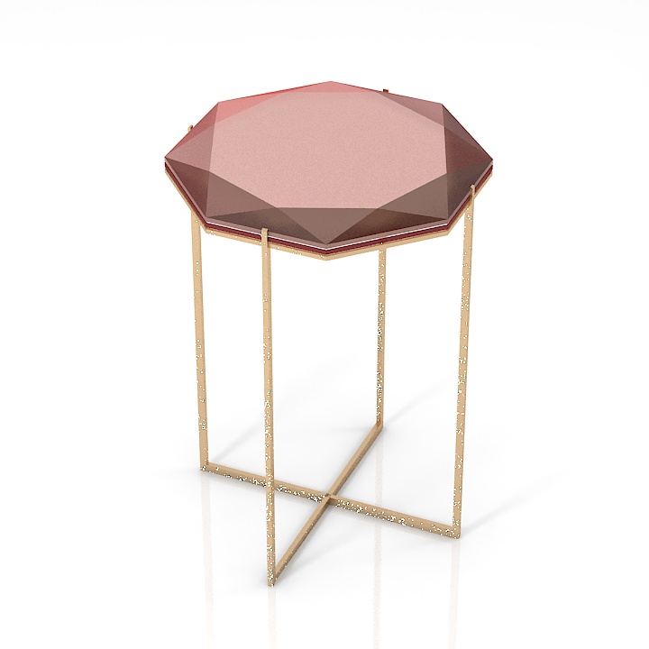 Table 3D model large preview
