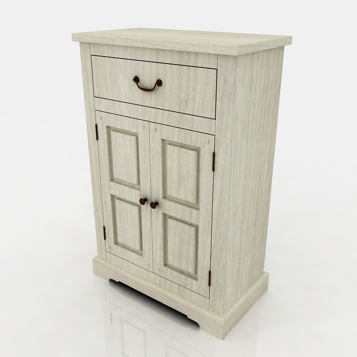 Locker 3D model large preview