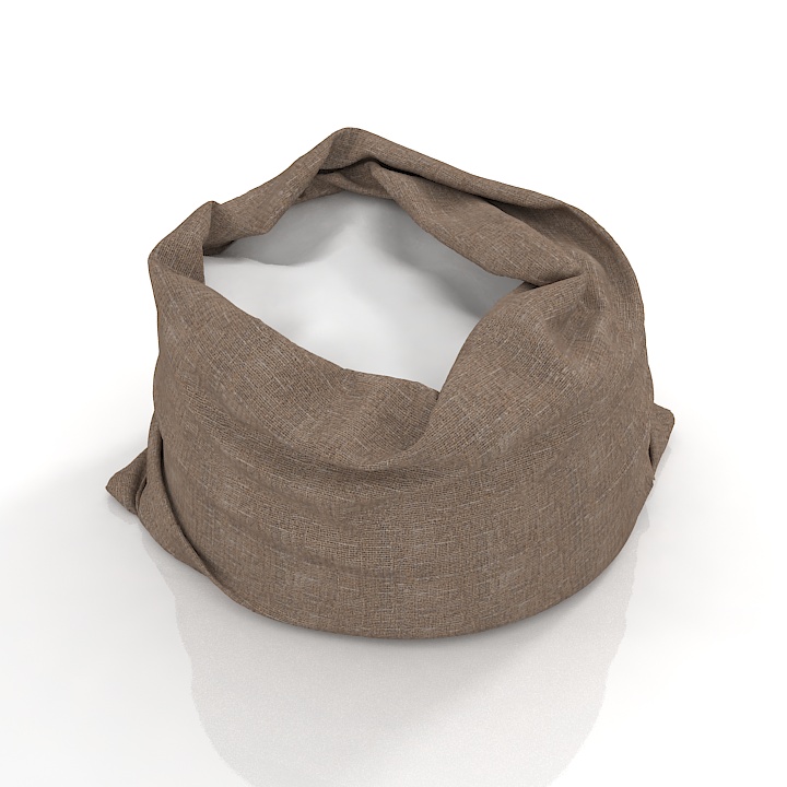 flour sack 2 3D Model Preview #133246a3