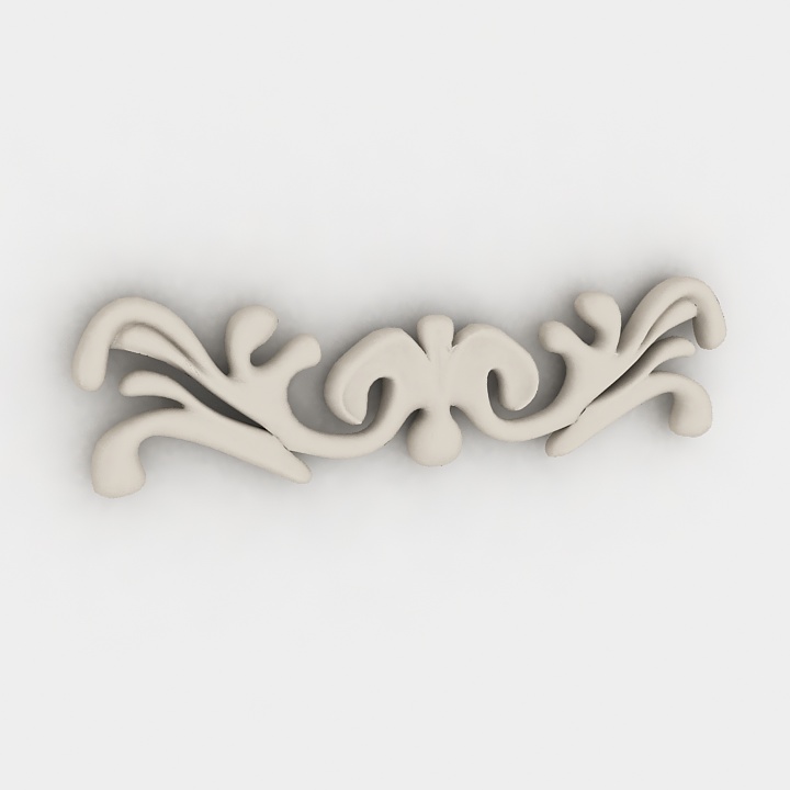 decor molding ornament 3D Model Preview #d4191316