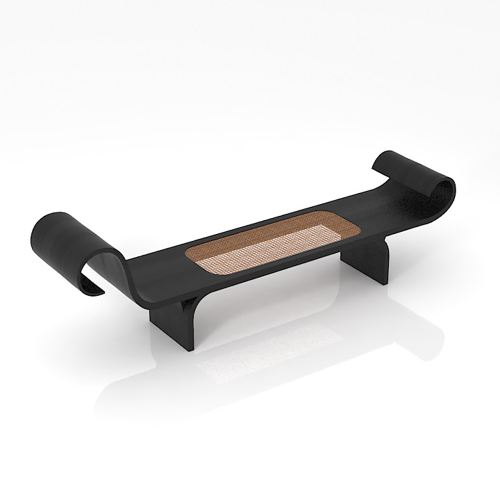 Bench 3D model large preview