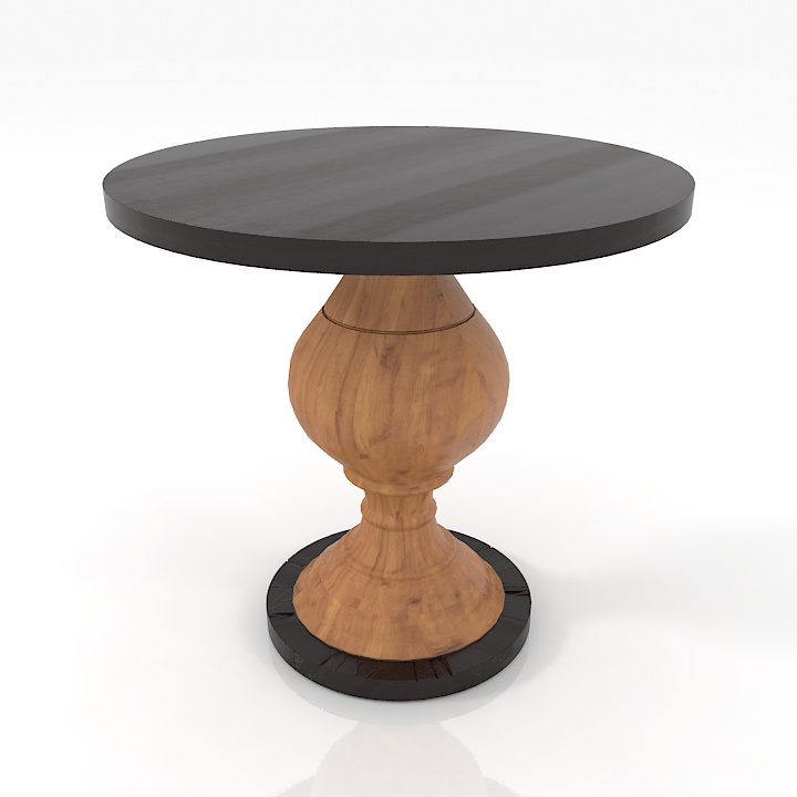 Table 3D model large preview