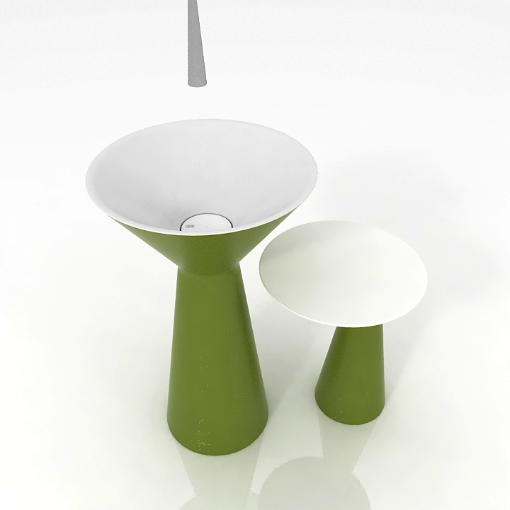 gessi cono wash-basin 3D Model Preview #bdb39723