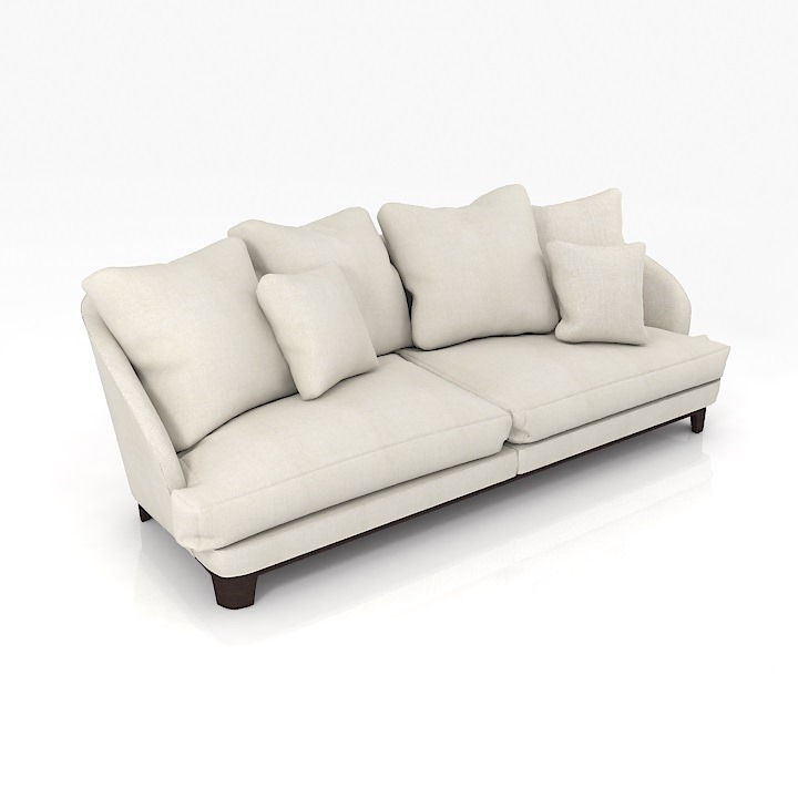 flexform mood collezione harold-divano harold sofa 3D Model Preview #b6ac5179
