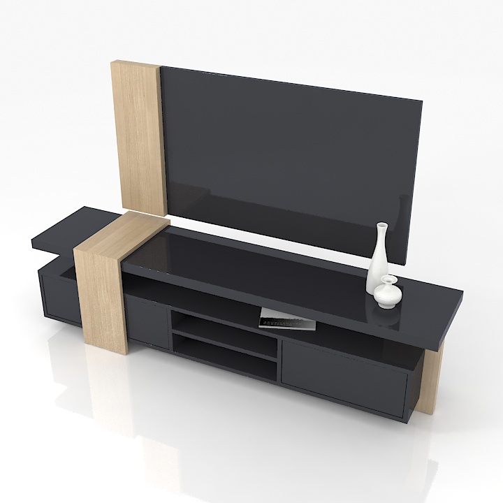 grupo mobilfresno - mijo collection tv stand 3D Model Preview #3f972a18