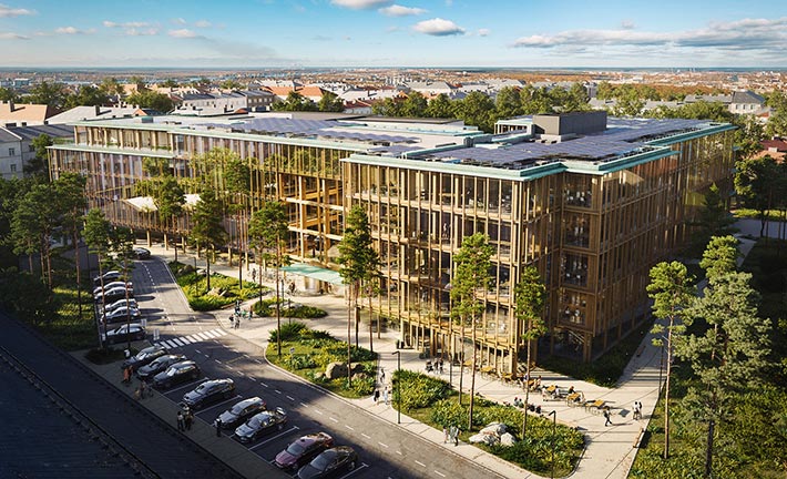 The Pine office building by Arrow Architects, Riga, Latvia