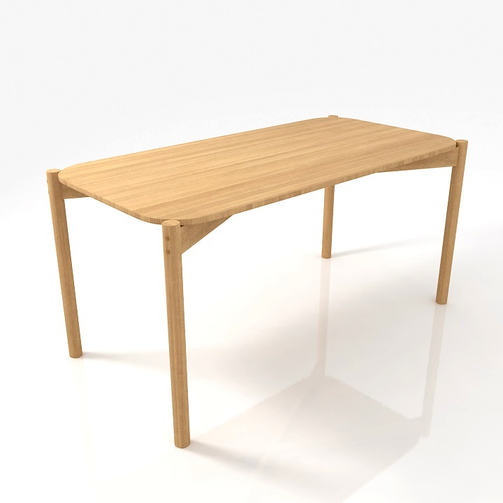 Table 3D model large preview