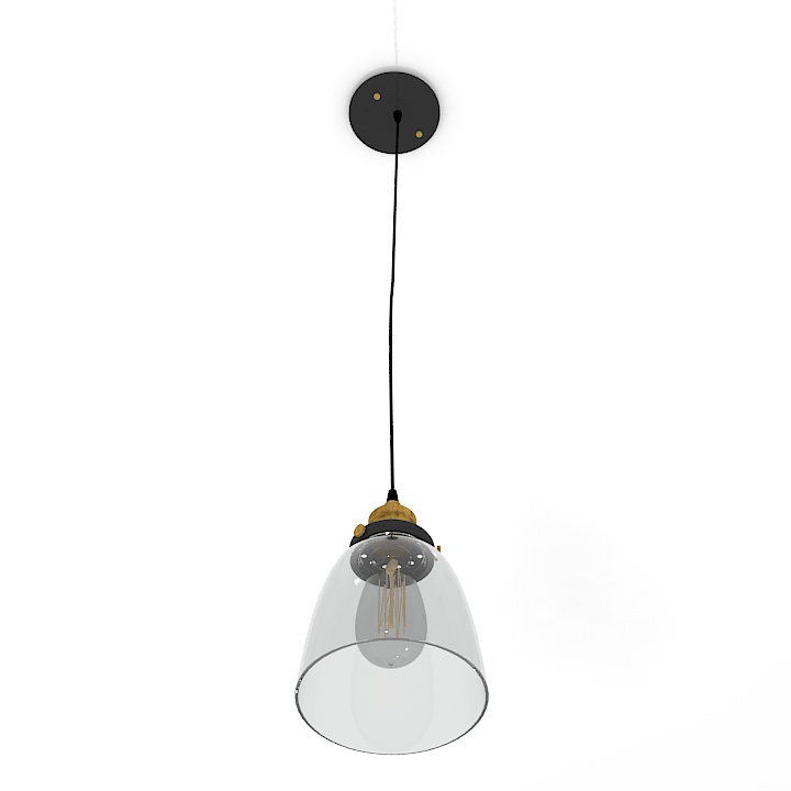 loft clear glass cloche 3D Model Preview #a7e7c08b