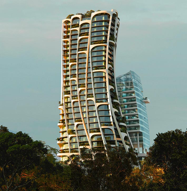 Qondesa tower by MAD architects, Quito, Ecuador