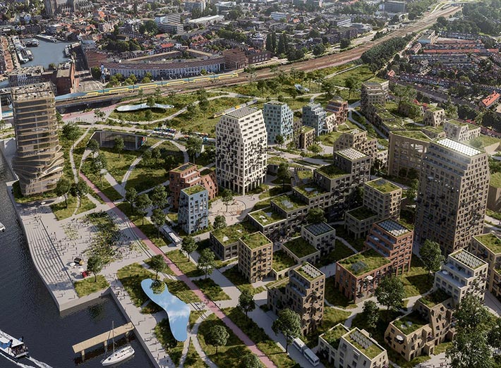 Spoorzone Dordrecht by Mecanoo, Dordrecht, Netherlands