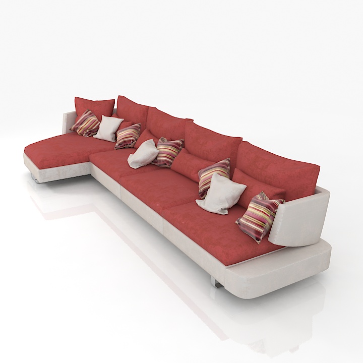 natuzzi opus sofa 3D Model Preview #c3d2c721