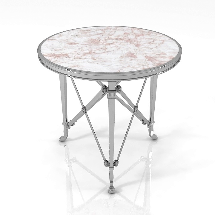 ralph lauren cannes gueridon end table 3D Model Preview #67093569