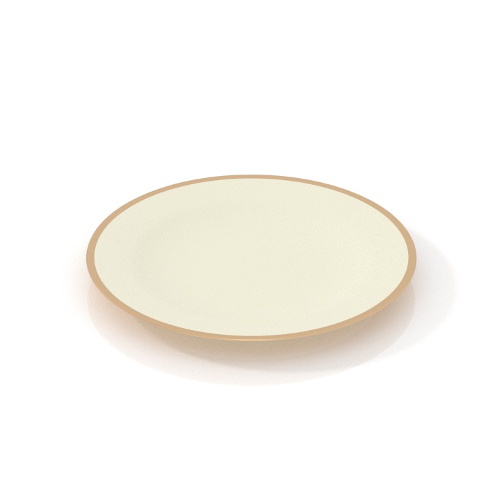 plate one decor 3D Model Preview #edf5aabd