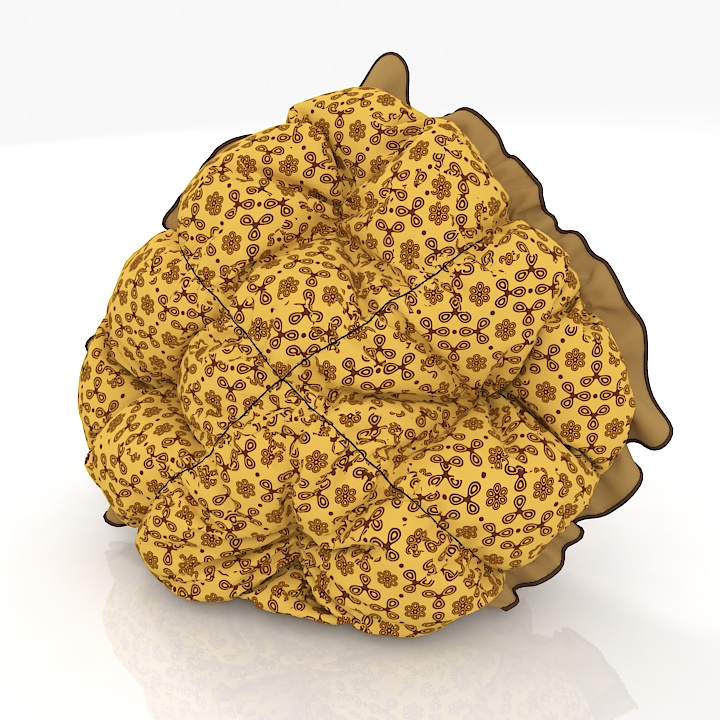 Pillow 3D model large preview