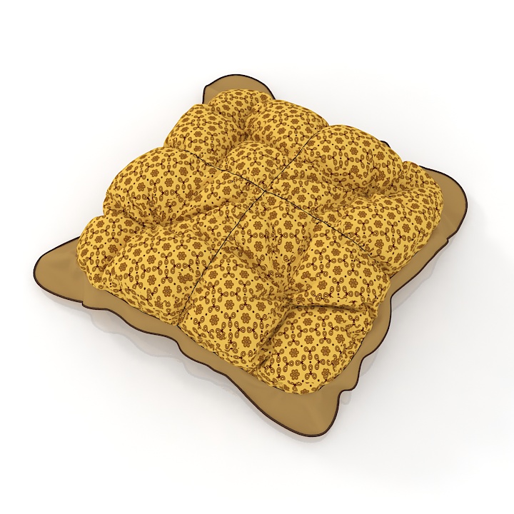 pillow 2 decorative 3D Model Preview #677b990b
