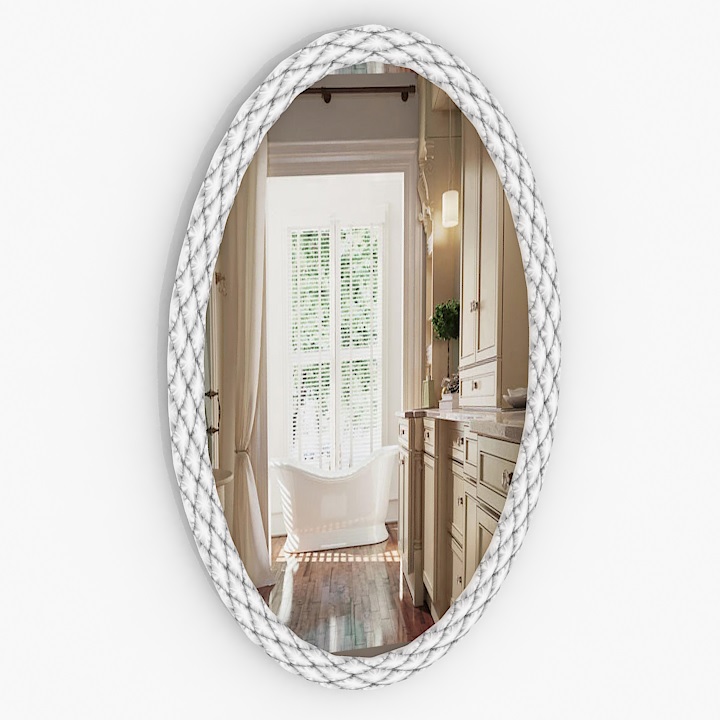 mirror oval wt 3D Model Preview #2436ce5c