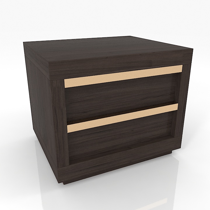 rh bezier bedside table 3D Model Preview #05967a33