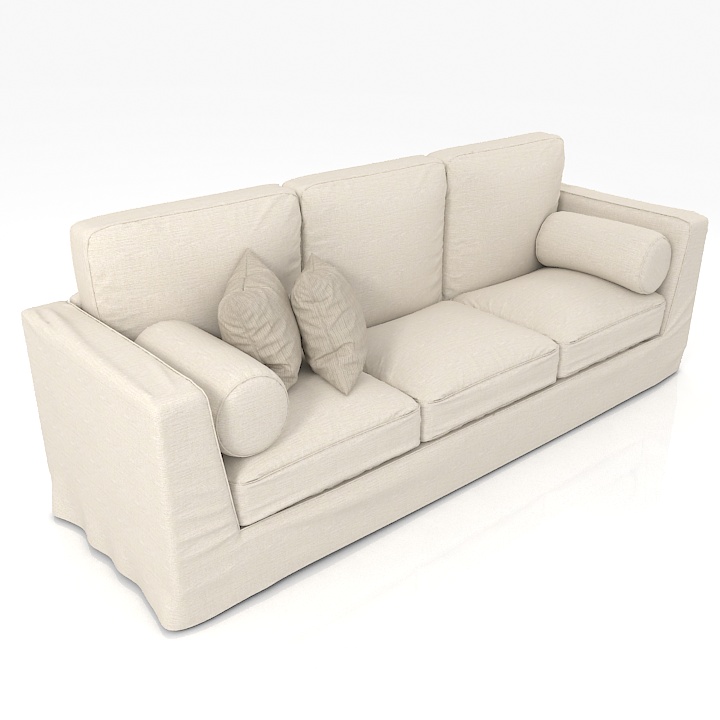 maxalto lutetia luxury italian sofa 3D Model Preview #27acefd0