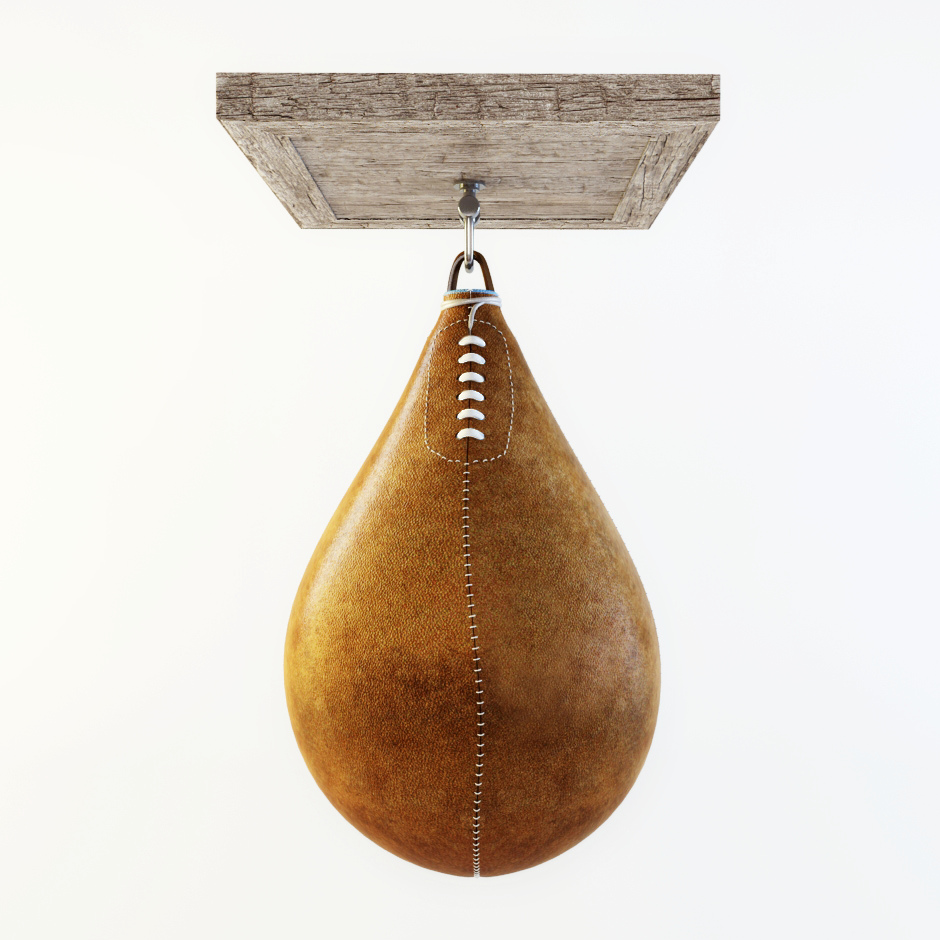 Boxing bag 3D model large preview