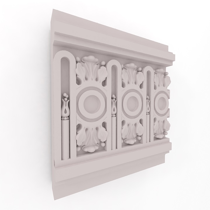 Molding 3D model large preview