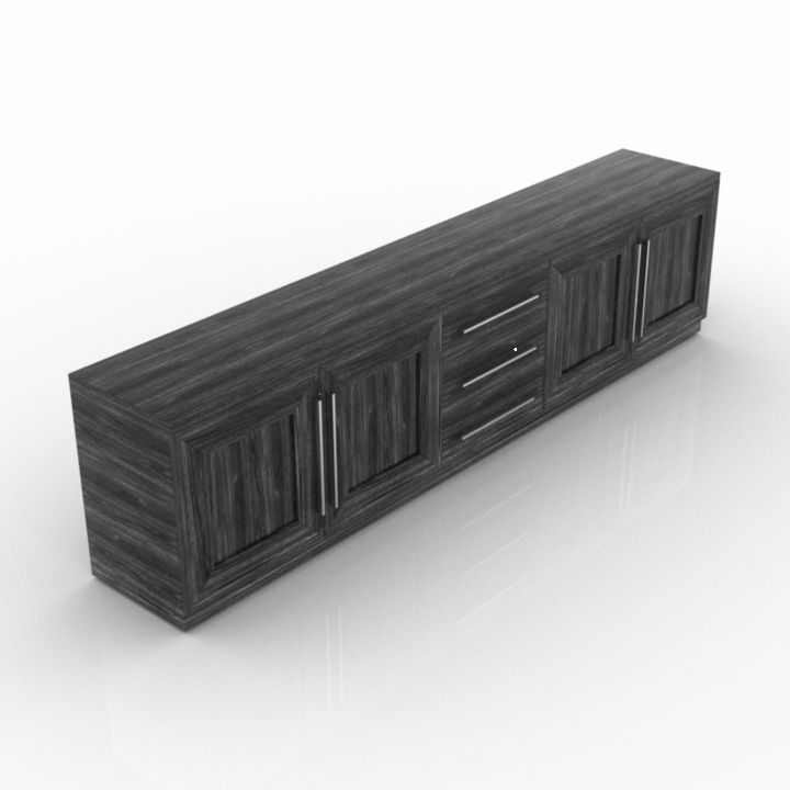 rh machinto locker commode 3D Model Preview #910071b2